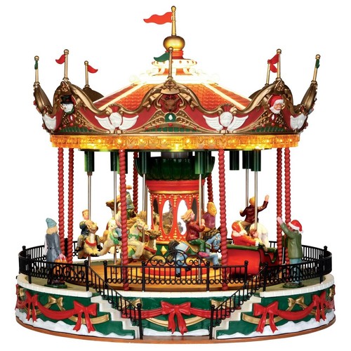 Santa carousel lemax cod - lemax,