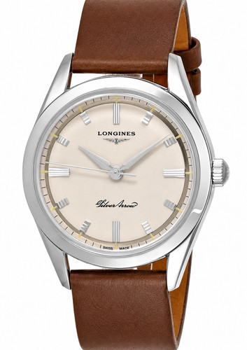Longines silver arrow - silver, 38.5mm