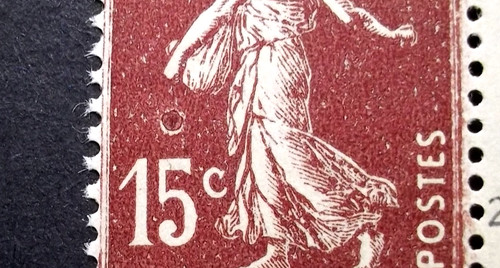 Variete timbre france semeuse - timbre,