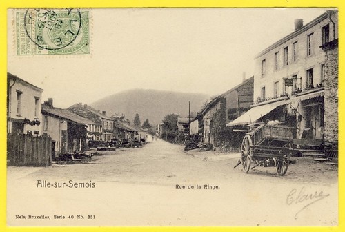Cpa rare belgique village - rare, de