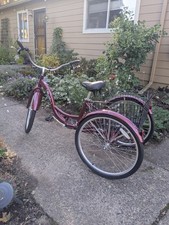 Schwinn Meridian Adult Tricycle - Black Cherry