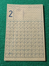 TICKET RATIONNEMENT - CAHIER