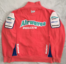 Airwaves Ducati Racing Motorsport Dread mens Red Zip Sweatshirt Jacket size M