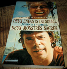 Johnny Hallyday-Livre Johnny & Brel -2 enfants du soleil - 2 monstres sacrés-TBE