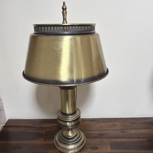 Vintage brass table lamp - brass,