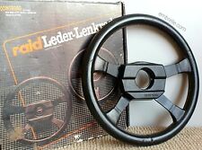 RAID TURBO 380mm big BMW E30 Jaguar leather steering wheel Authentic RARE item