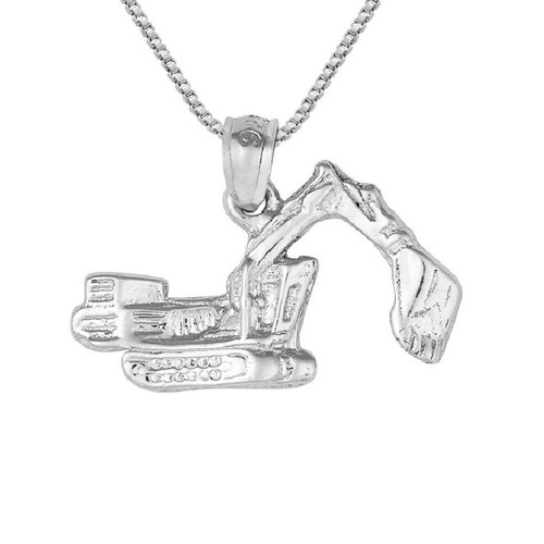 Pendentif pelle mécanique - pelle,