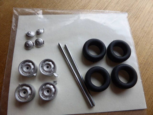 White metal wheels lancia - white,