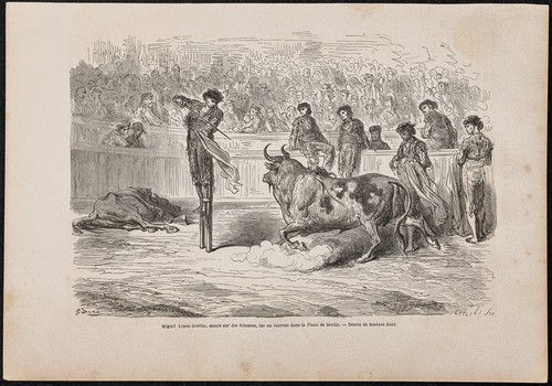 1867 corrida échasses - 1867,