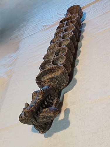 Awalé ancien bois sculpté - en,