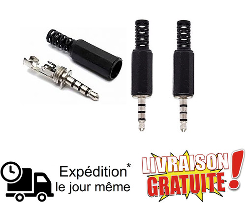 Lot prise jack - 2, 4