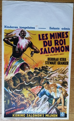 Mines roi salomon affiche - roi,