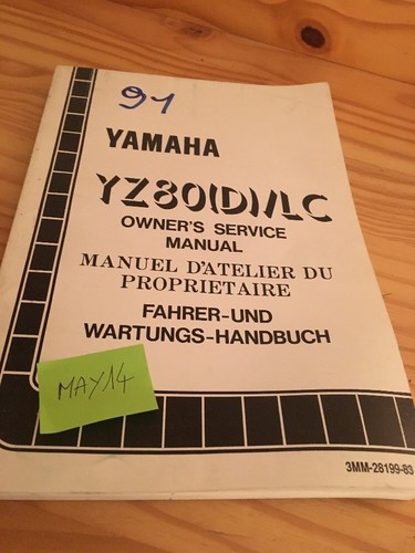 Yamaha yz80 1992 yz 80 - lc,