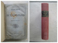 FOURNIER : ENIGMES DES RUES DE PARIS, 1860. Lettre autographe à Emile Rochard.