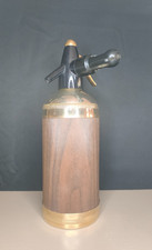 Siphon Antique SOCARE Paris - Imitation Wood - Bar Accessory Vintage Collection