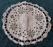 Napperon ancien fil de lin