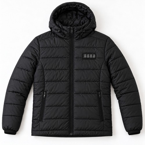 Veste chauffante homme noire