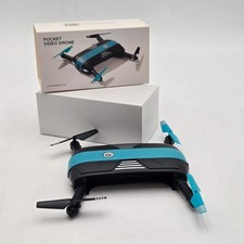 Sharper Image Folding Pocket Video Drone Quad Box Pouch USB Extra Rotors Booklet