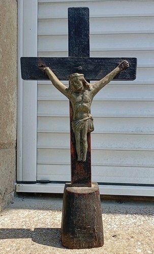 Crucifix ancien christ haute - ancien,