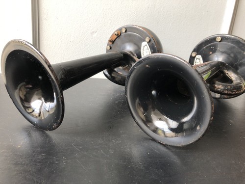 Vintage ancien klaxon trompe - vintage,