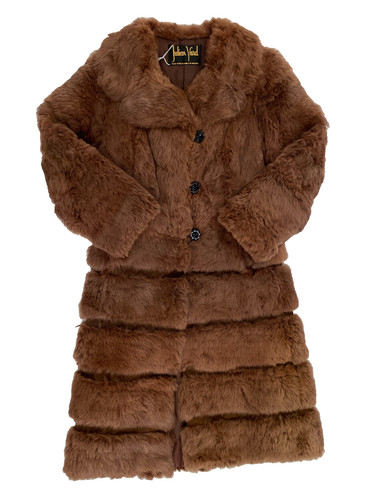 Manteau fourrure argent - manteau,