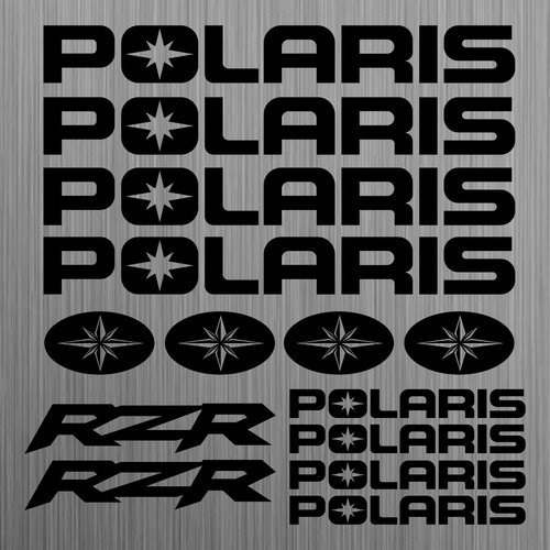 Pour polaris rzr - polaris, autocollant