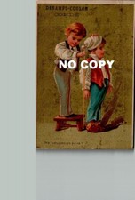 Chromo DENAMPS-COULON Condé 59 - children's scene: LA TOISE: let's not move anymore