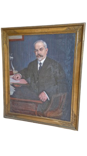 Huile sur toile - , portrait