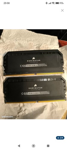Kit mémoire ram corsair - ram,