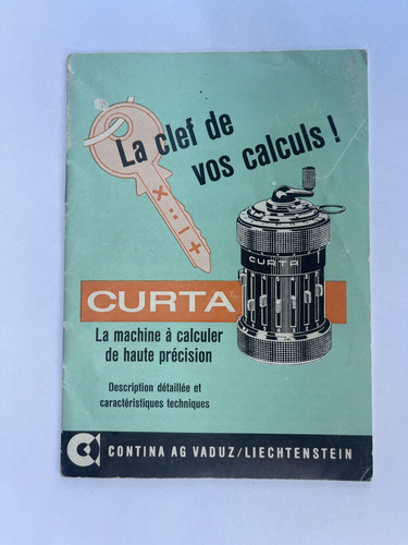 Genuine curta calculator - genuine,