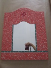 Miroir fronton mosaïque - miroir,