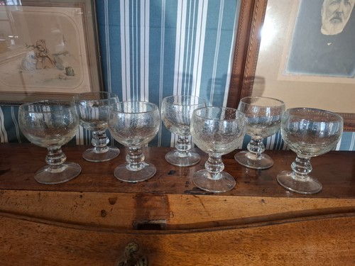 Verres pied biot en - verres, a