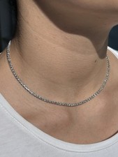 Collier Or Blanc 18K Diamants Naturels