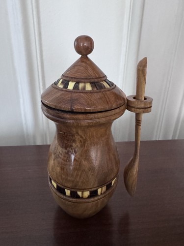Pot épices bois avec - épices,