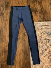 Medium Decathlon Domyos Blue Leggings Euc Pristine