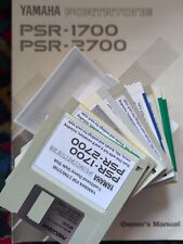Yamaha PSR 1700 - 2700 Keyboard Owner's Manual Book & Floppy Disks 