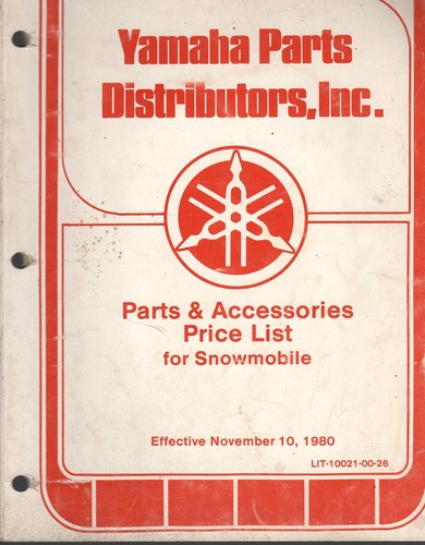 1981 yamaha snowmobile parts - 1981,