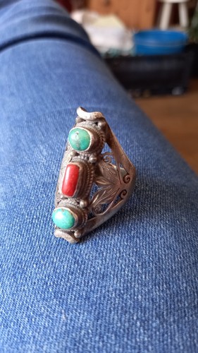 Bague vintage argent - bague,