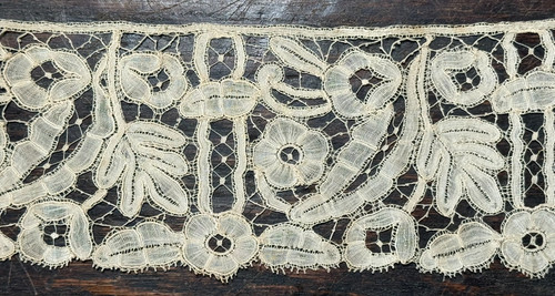 Dentelle ancienne fine - ancienne,