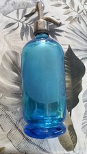 Siphon bouteille à eau de Seltz Bleue non Gravée 