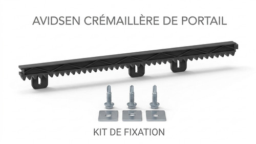 Crémaillère 50cm droite pour