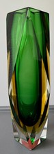 FLAVIO POLI, SOMMERSO VASE COULEUR VERRE de MURANO 1970  Alessandro Mandruzzato.