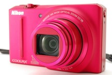 "Near MINT" Nikon COOLPIX S9100 Red 16.1MP Compact Digital Camera