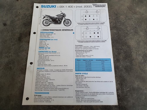 Fiche technique suzuki - fiche,