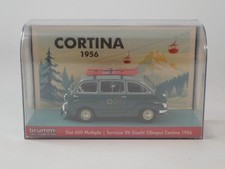 Brumm Fiat 600 Multipla Service VII Jeux Olympiques Cortina 1956 1/43 S26/01