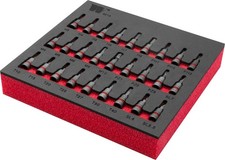 Welzh Werkzeug Bit Socket Set Torx, Spline, Hex, PZ, SL, PH, 1/4"DR SE-V STEEL