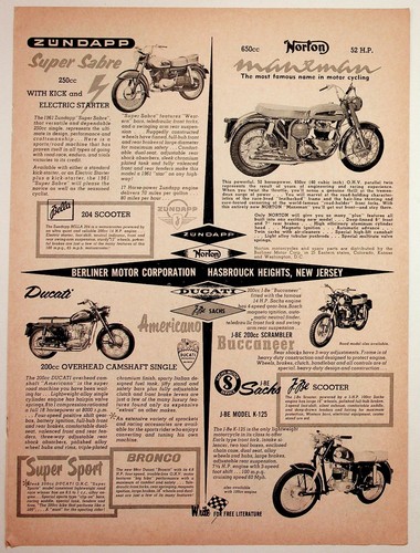 Vintage 1960s zundapp norton - vintage,