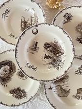 5 Assiettes Creuses terre de