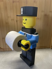 Dévidoir Support Papier Toilette Lego Gendarme - Déco WC - Support De Toilette.