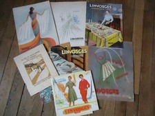 LOT CATALOGUE LINVOSGES TISSU